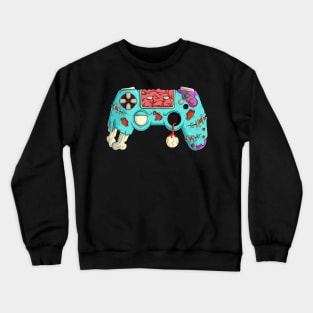 Video Games Gaming Gamer Halloween Zombie Controller Crewneck Sweatshirt